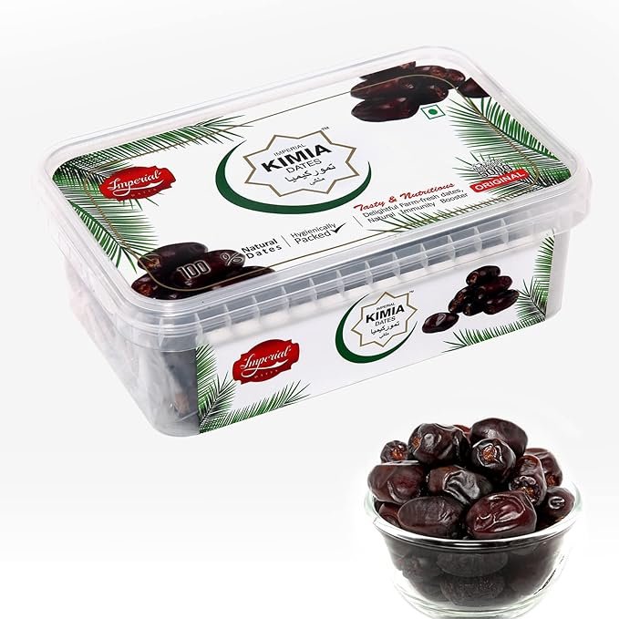 Imperial Kimia Dates (Premium), Kimia Dates (khajoor/Khajur), Juicy kimia & Delicious kimia Soft Dates, Kimia Dates 500g