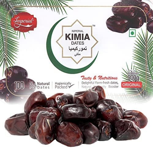 Imperial Kimia Dates (Premium), Kimia Dates (khajoor/Khajur), Juicy kimia & Delicious kimia Soft Dates, Kimia Dates 500g