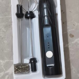 Title:
2-in-1 Rechargeable Electric Milk Frother & Egg Beater | 3 Speed Hand Mixer