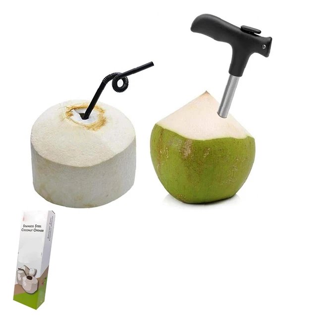 Stainless Steel Coconut Opener Tool – Easy Coconut Water Opener