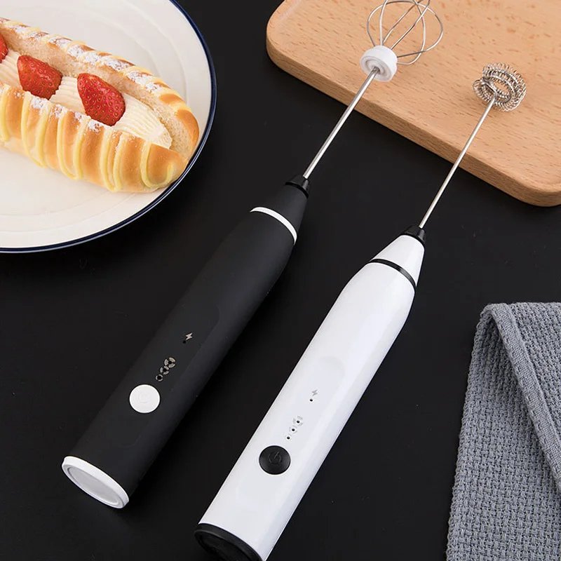 2-in-1 Electric Milk Frother & Beater