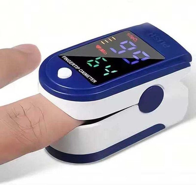 Digital Finger Pulse Oximeter with 2 Batteries | SpO₂ & Pulse Rate Monitor