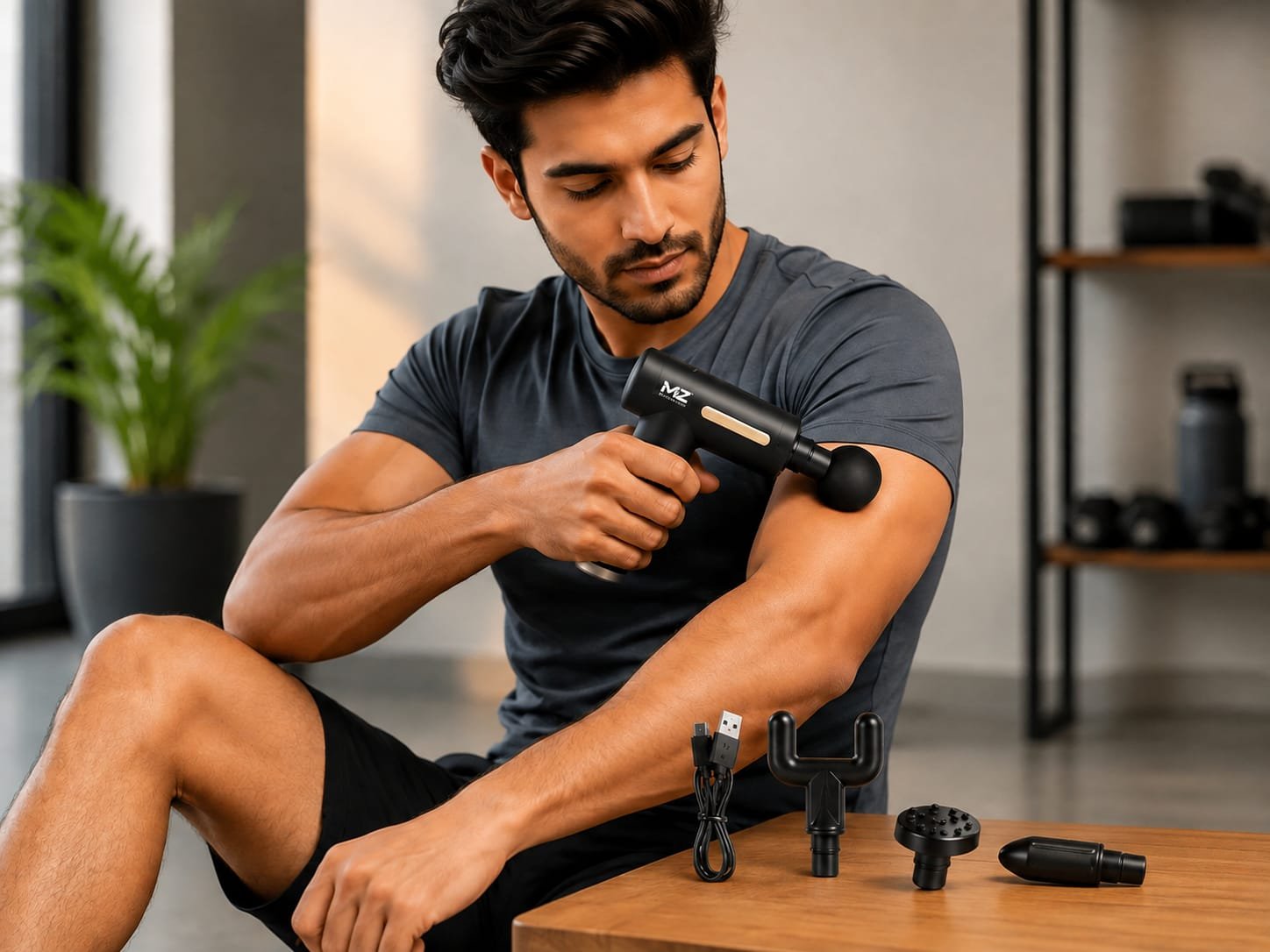 MZ FG21 Mini Massage Gun – 6 Speed