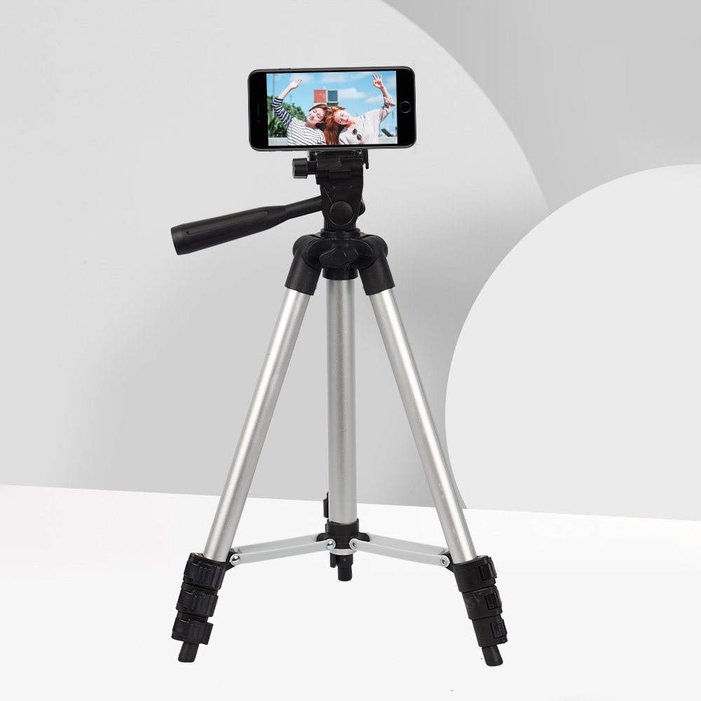 360° Adjustable Camera Tripod Stand – Aluminum Alloy