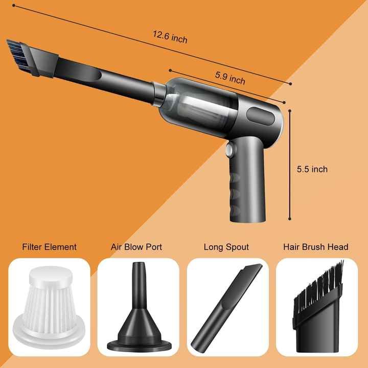 3-in-1 Portable Handheld Vacuum Cleaner with Blower